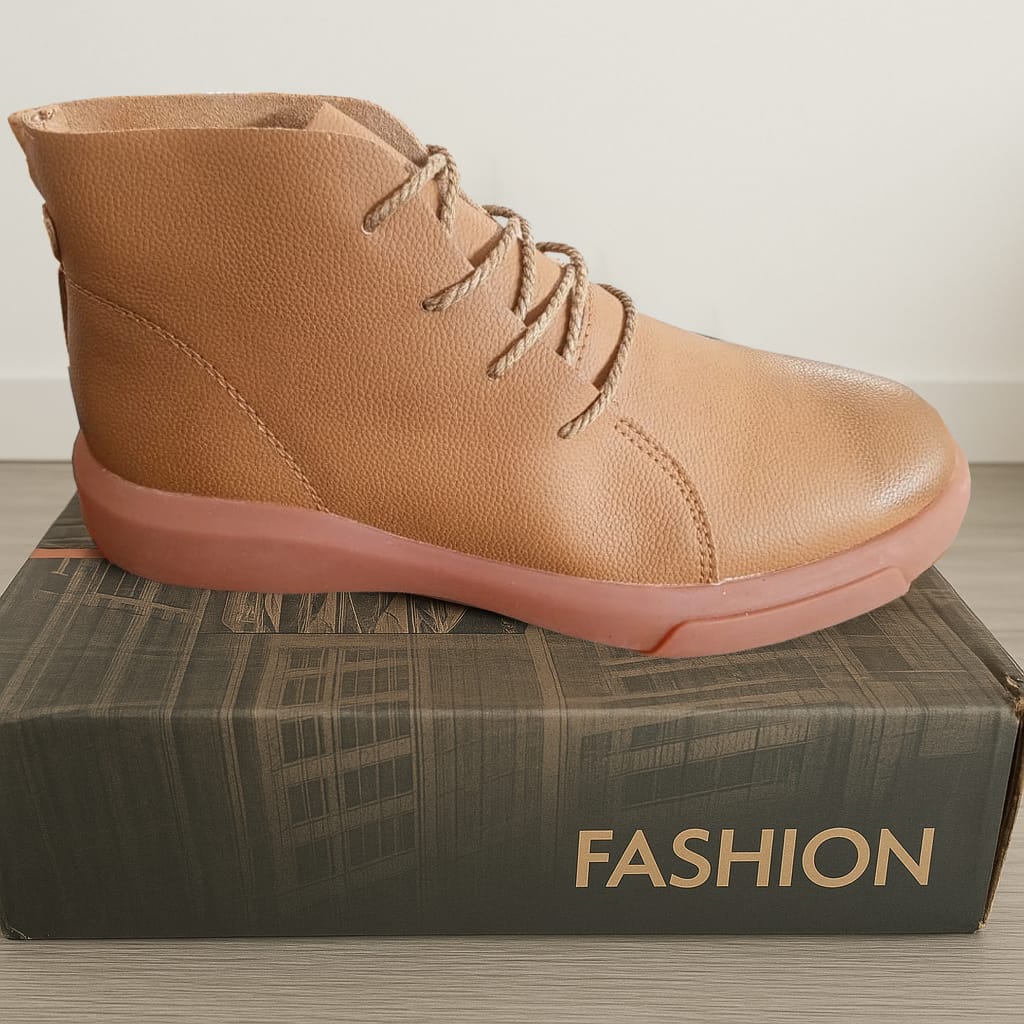 Men's Plush Leather Fashion Outdoor Boots (In Stock)