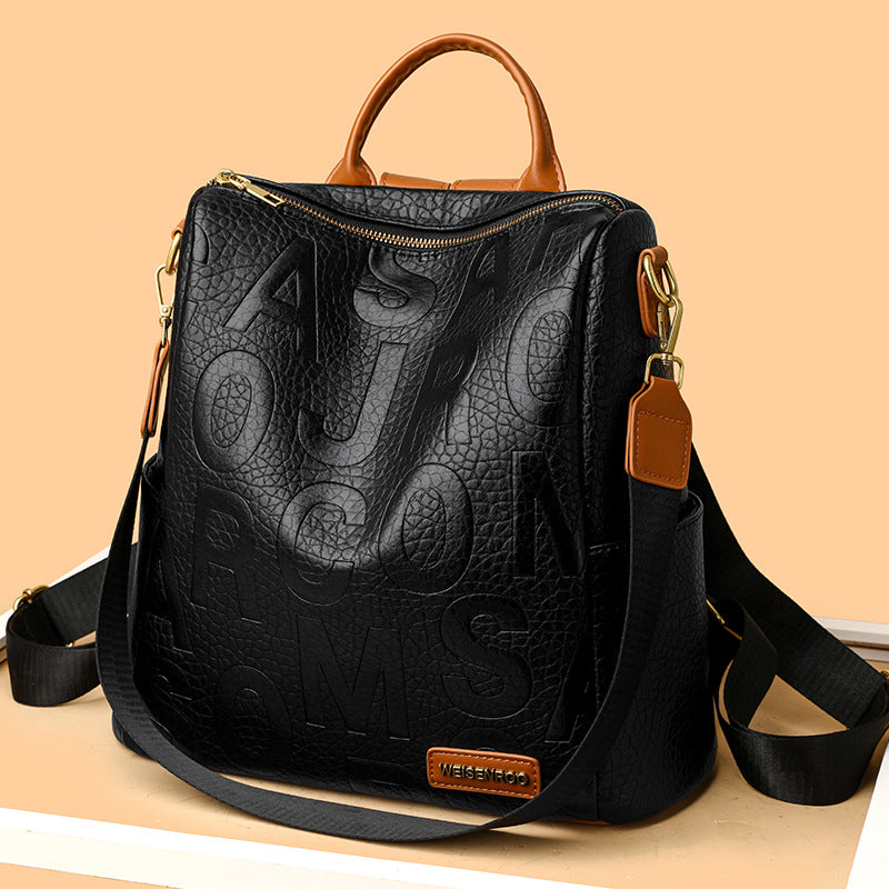 Women's Leather Multi Functional Backpack | Stylish & Classic Trendy College Bag