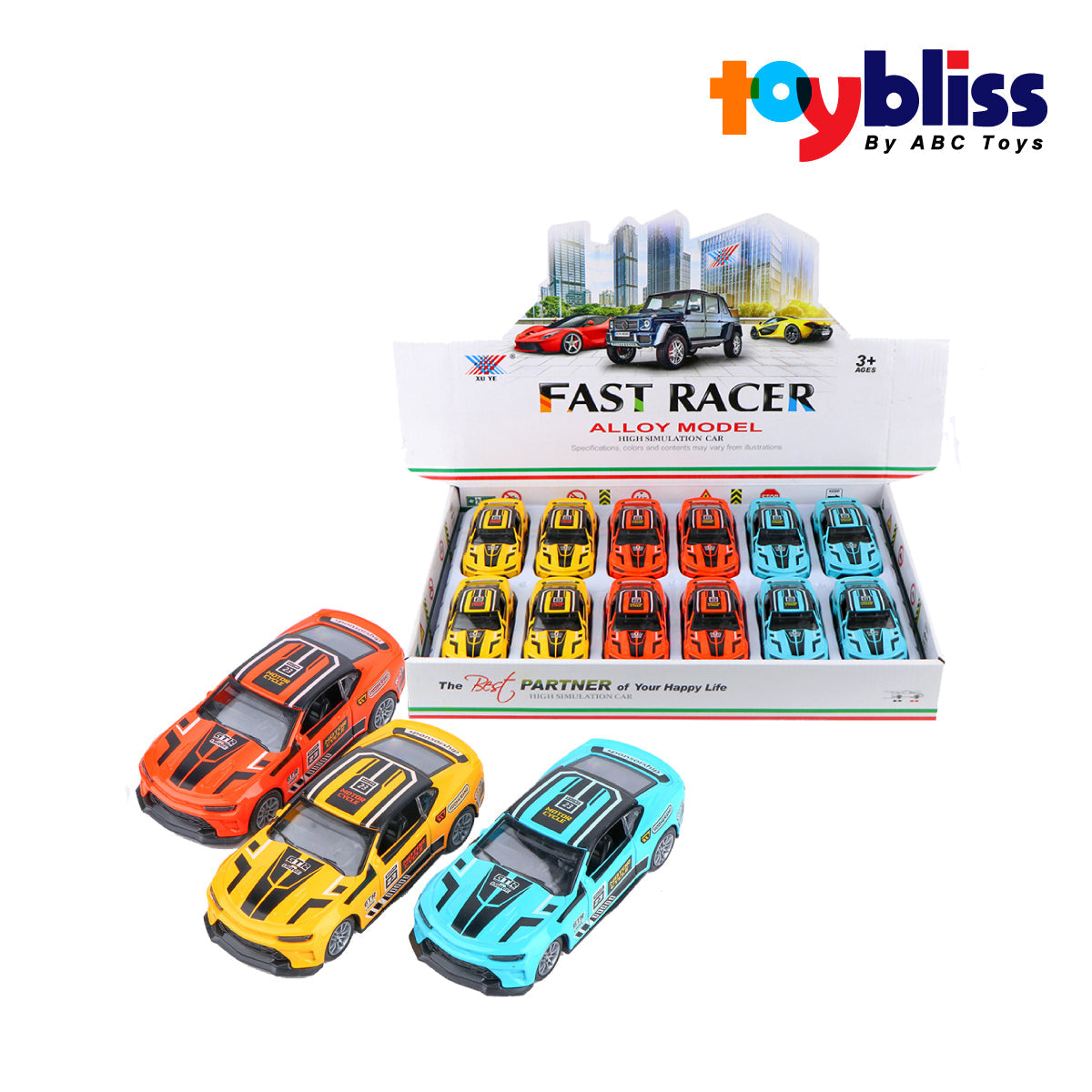 Toybliss XU YE 1:36 Die-Cast GTR Large Pull Back Car (K137AA), Ages 3+