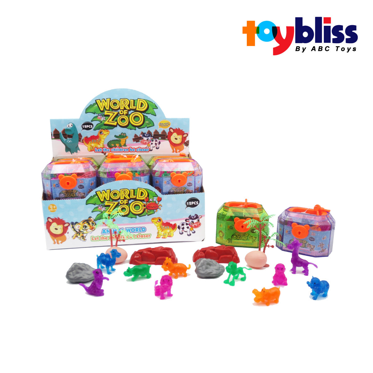 Toybliss World of Zoo 10pcs Playset (C0334), Ages 3+
