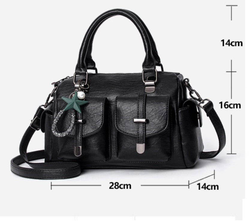 Women's Fashion Handbag Soft Leather Large Capacity Bag