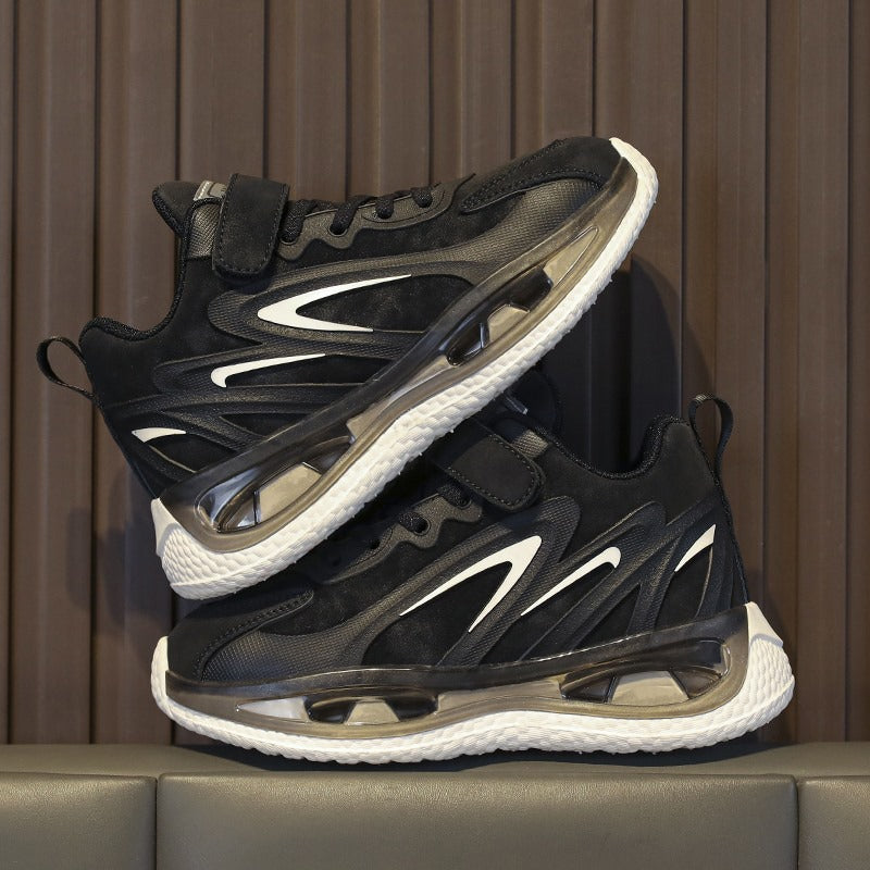 Boy's Breathable Mesh Trendy Running Shoes