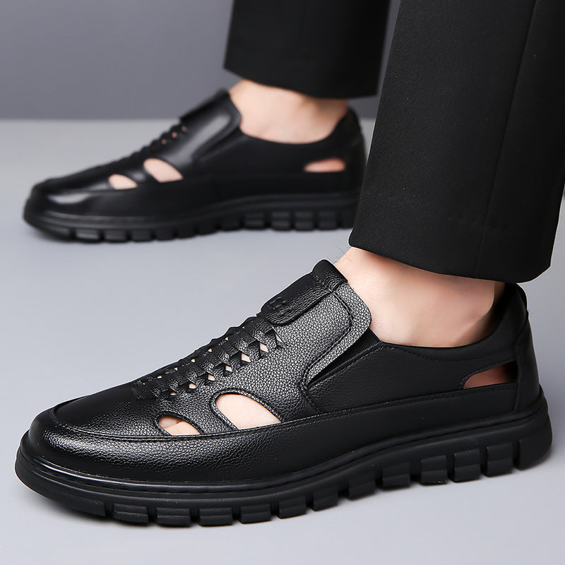 Men's Fashion Leather Sandal Shoes