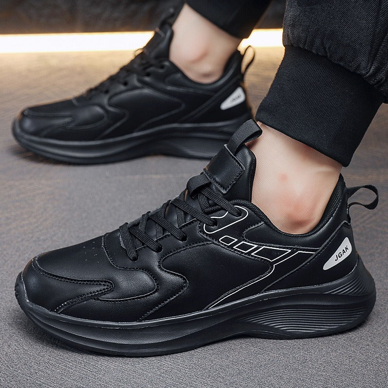Men's Leather Fashionable Running Shoes