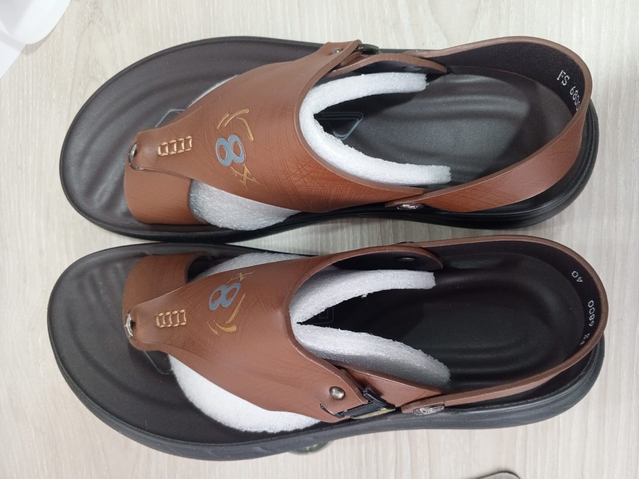 Men's Leather Cool Sandals (In Stock)