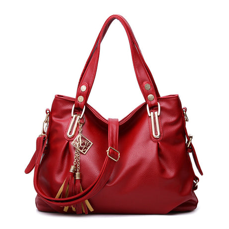 Women's Soft Leather Large-Capacity Fashion Shoulder Bag