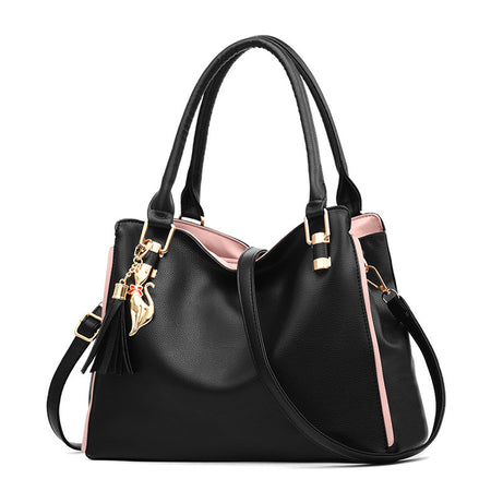 Women's Soft Leather Simple Middle-Aged Bag