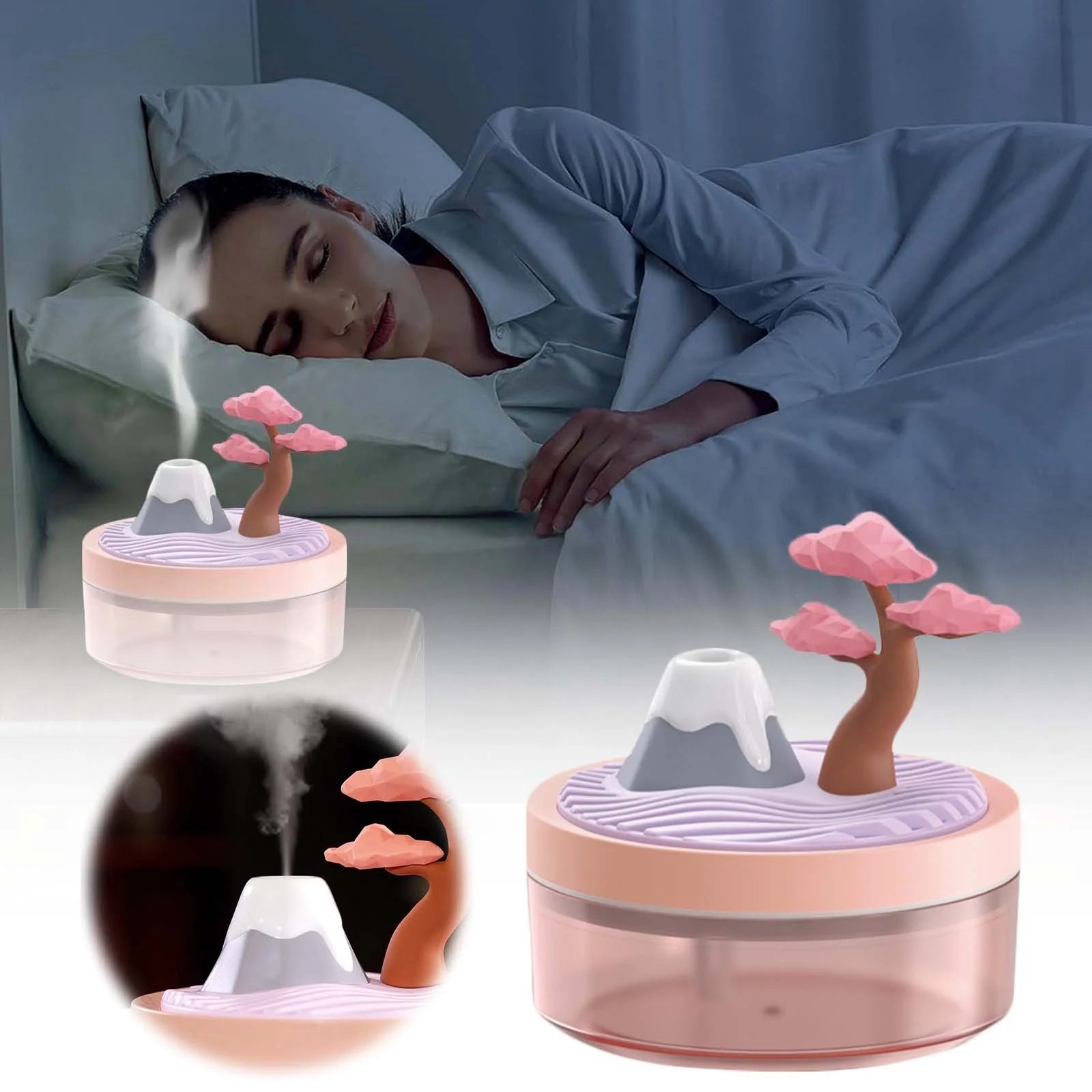 Portable Cute Plant & Landscape Mini Air Humidifier