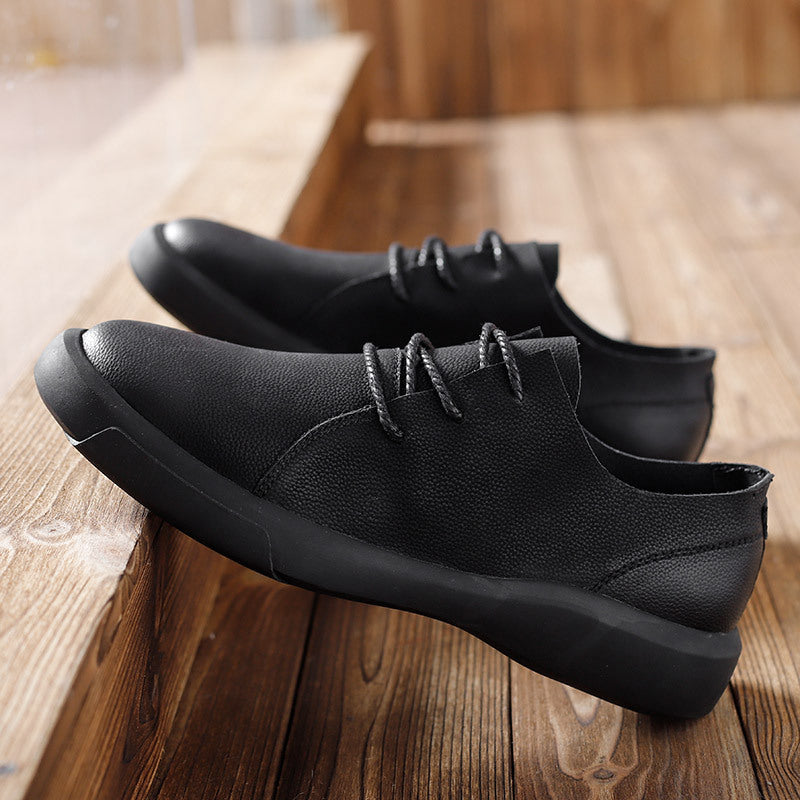 Men's Leather Fashion Trend Outdoor Shoes
