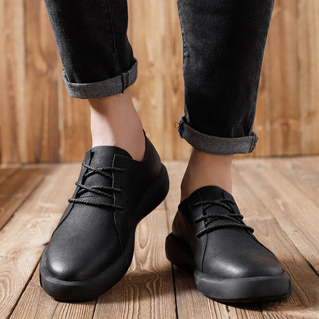 Men's Leather Fashion Trend Outdoor Shoes