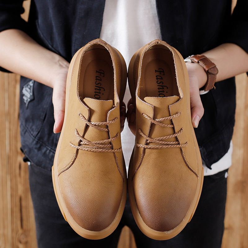 Men's Leather Fashion Trend Outdoor Shoes