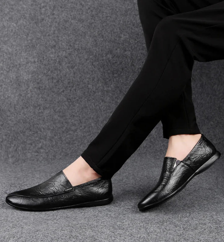 Men's Leather Low-top Trendy Casual Shoes