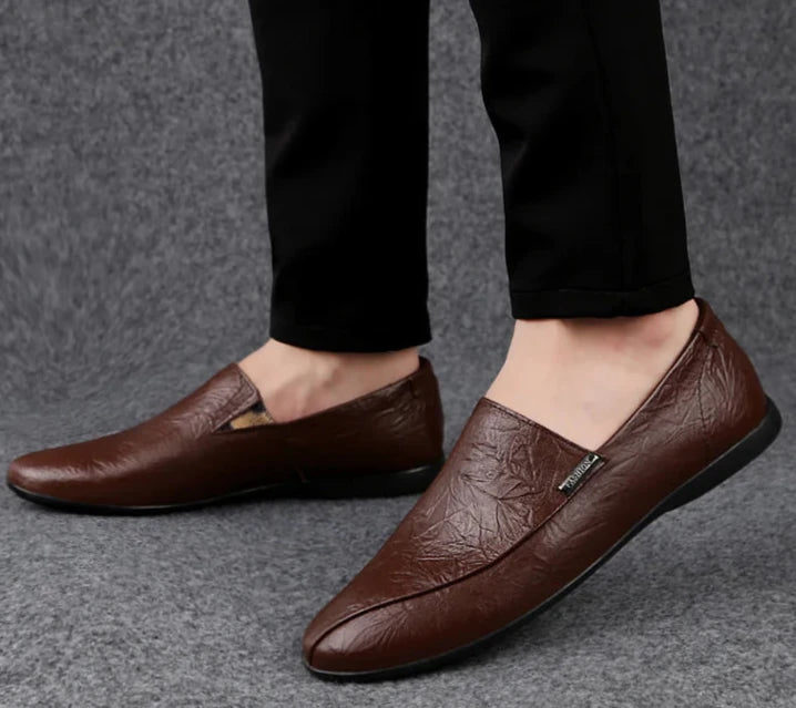 Men's Leather Low-top Trendy Casual Shoes