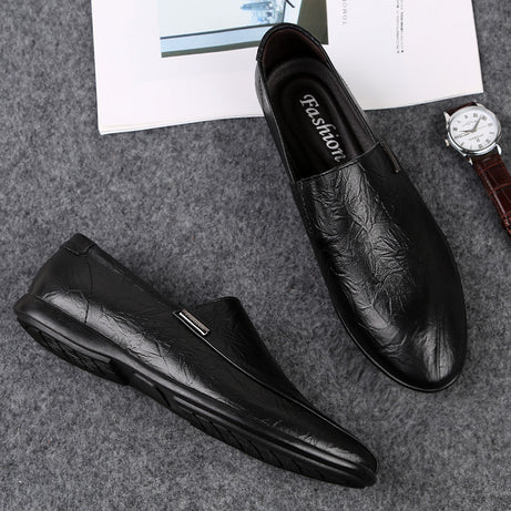 Men's Leather Low-top Trendy Casual Shoes