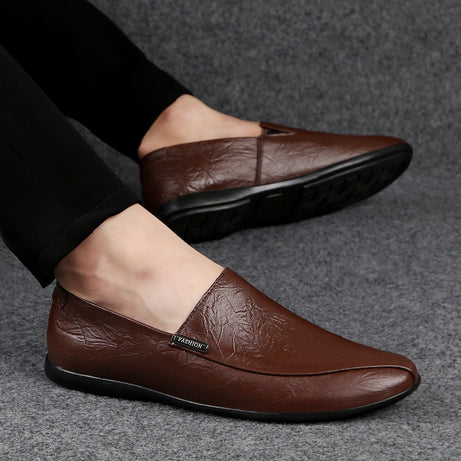 Men's Leather Low-top Trendy Casual Shoes (In Stock)