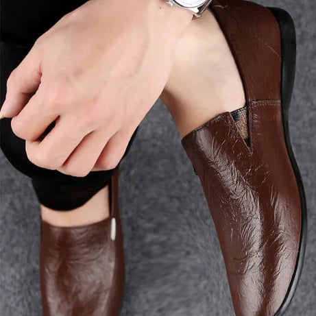 Men's Leather Low-top Trendy Casual Shoes