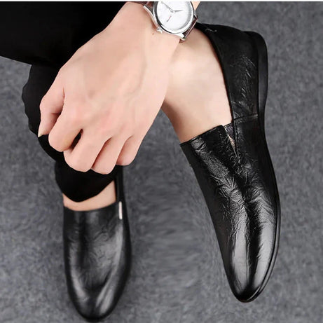 Men's Leather Low-top Trendy Casual Shoes