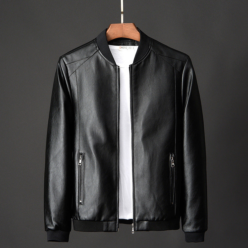 Men's PU Leather Trendy Casual Winter Jacket (In Stock)