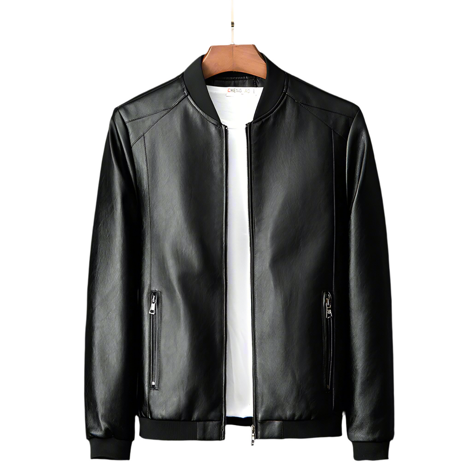Men's PU Leather Trendy Casual Winter Jacket (In Stock)