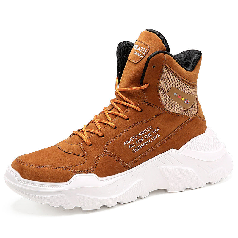 Men's High-Top Heightening Casual Shoes