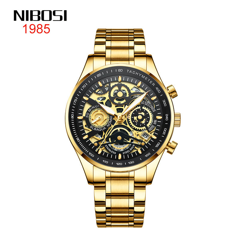 Men's Multi-Functional Quartz Watch