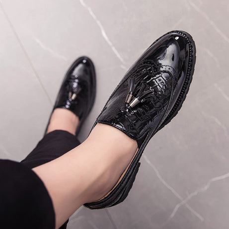 Men's Fashion British Style Leather Shoes