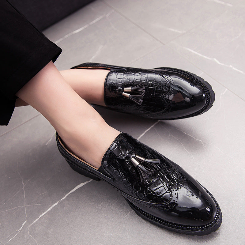 Men's Fashion British Style Leather Shoes