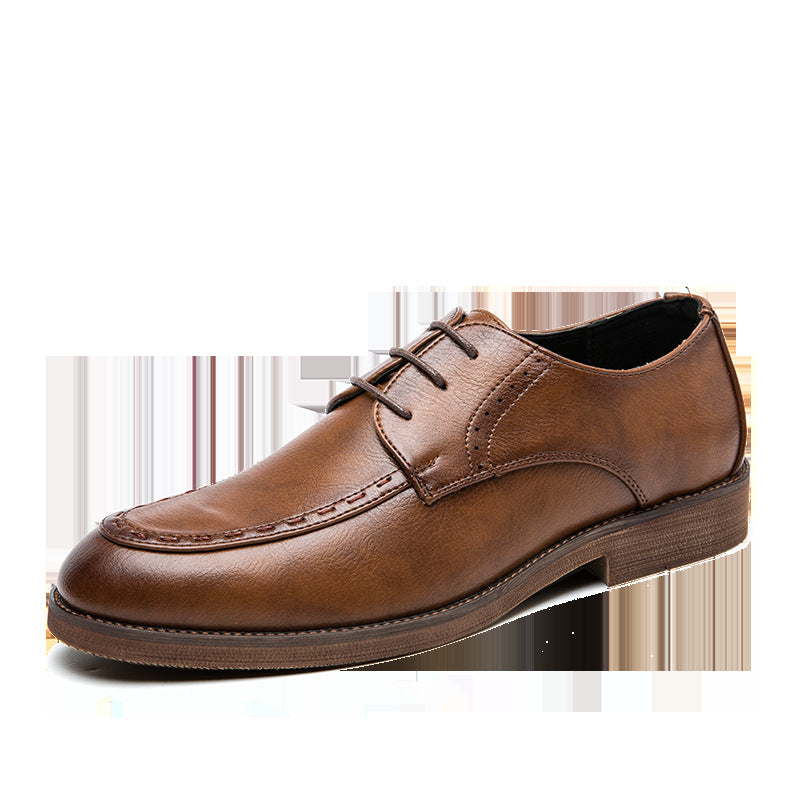 Men's Fashion British Style Leather Casual Shoes