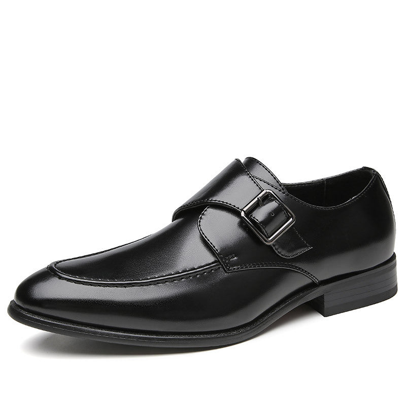 Men's Leather Buckle Style Formal Shoes