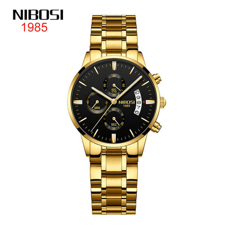 Women's Stainless Steel Double Snap Fashion Watch