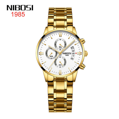 Women's Stainless Steel Double Snap Fashion Watch