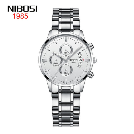 Women's Stainless Steel Double Snap Fashion Watch