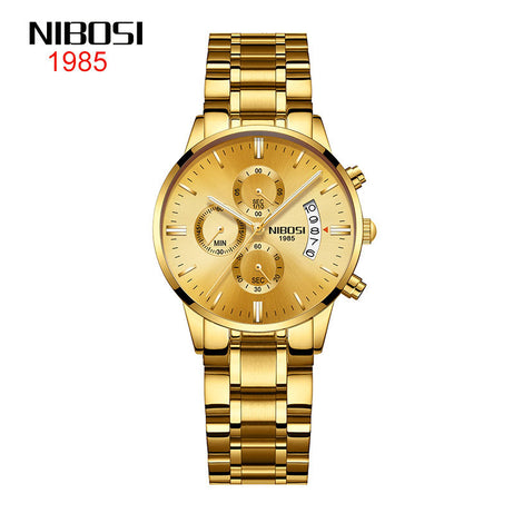 Women's Stainless Steel Double Snap Fashion Watch