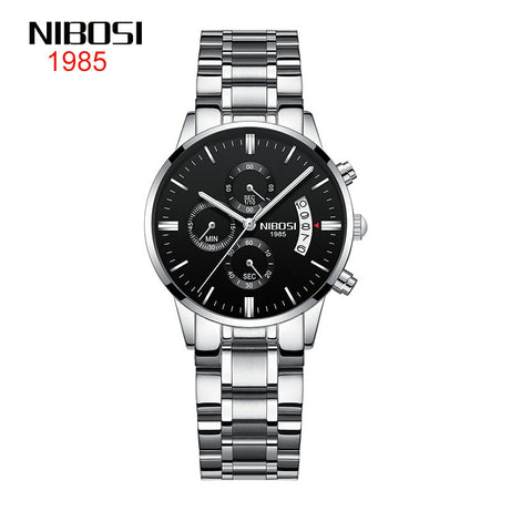 Women's Stainless Steel Double Snap Fashion Watch