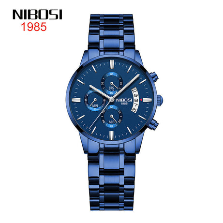 Women's Stainless Steel Double Snap Fashion Watch