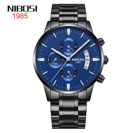 Men's Butterfly Snap Solid Watch
