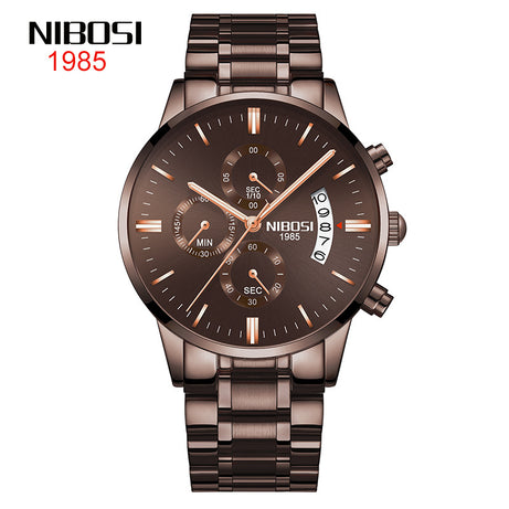 Men's Butterfly Snap Solid Watch