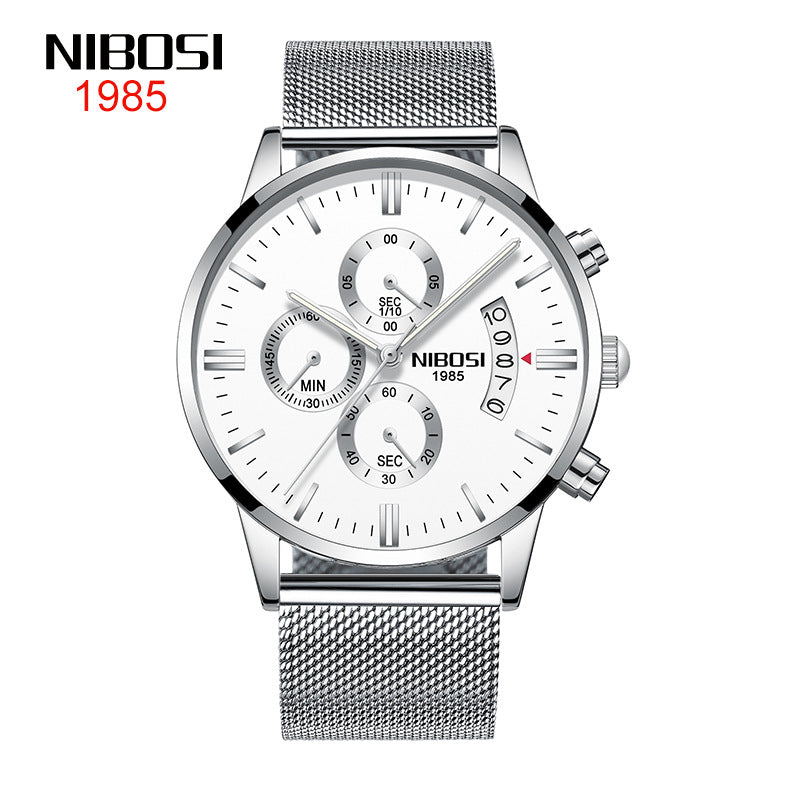 Men's Coated Glass Luminous Quartz Watch