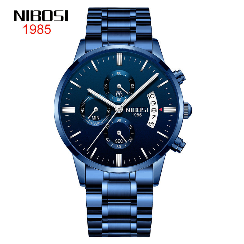 Men's Coated Glass Luminous Quartz Watch