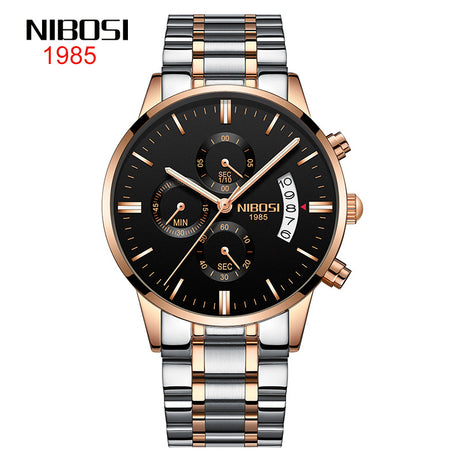 Men's Butterfly Snap Solid Watch
