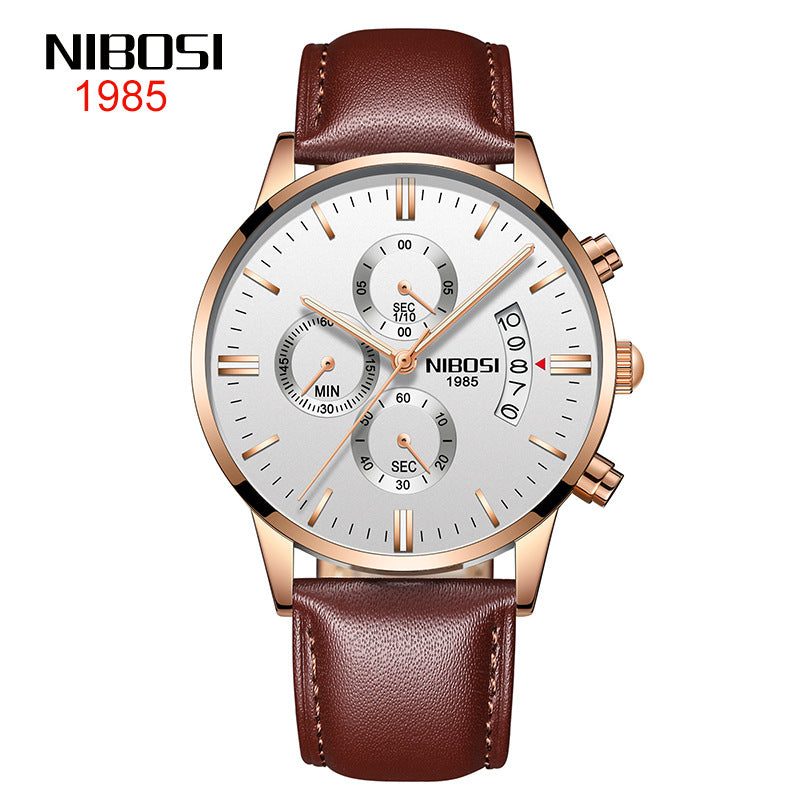 Men's Coated Glass Luminous Quartz Watch