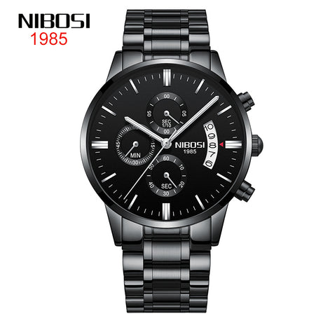 Men's Butterfly Snap Solid Watch
