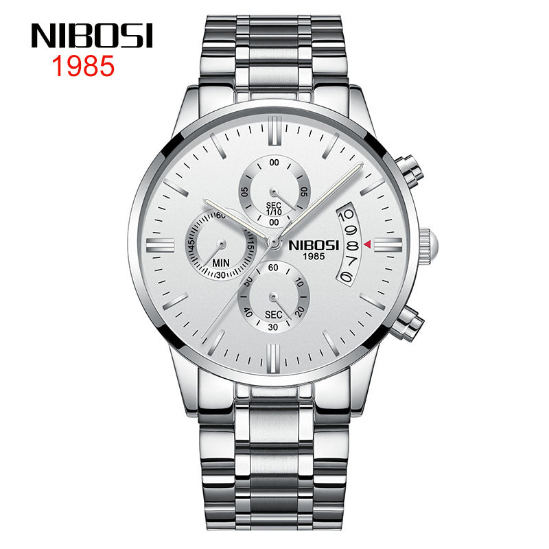 Men's Butterfly Snap Solid Watch