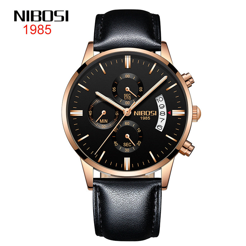 Men's Coated Glass Luminous Quartz Watch