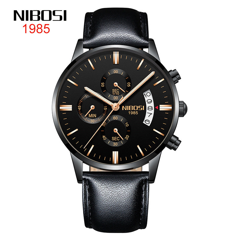 Men's Coated Glass Luminous Quartz Watch