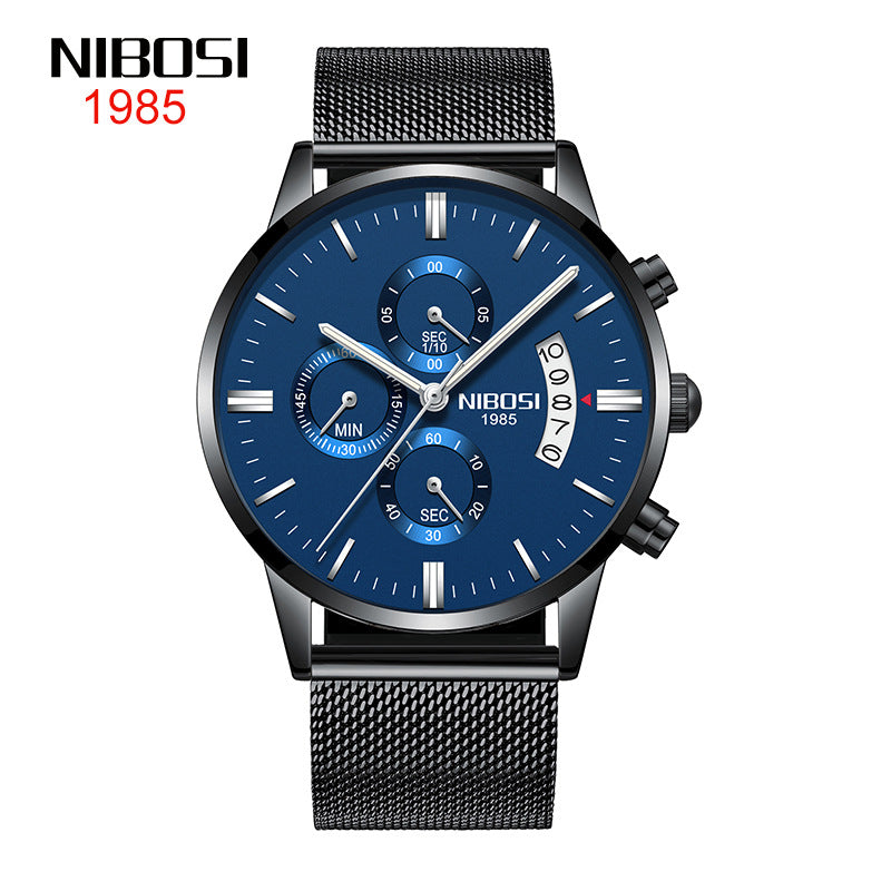 Men's Coated Glass Luminous Quartz Watch