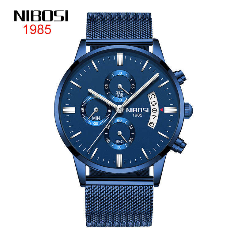 Men's Coated Glass Luminous Quartz Watch