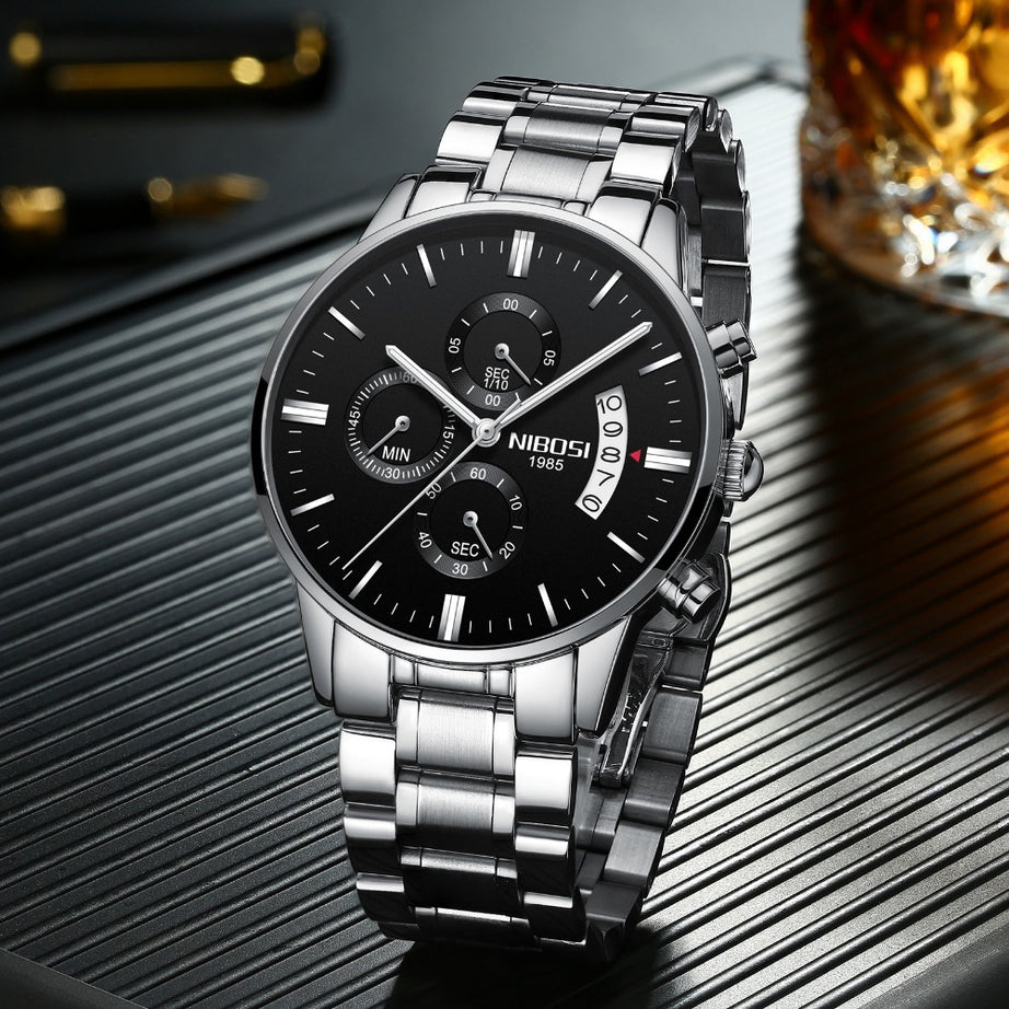 Men's Coated Glass Luminous Quartz Watch