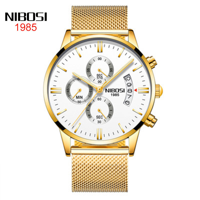 Men's Coated Glass Luminous Quartz Watch