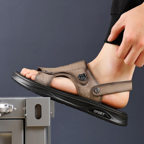 Men's Leather Breathable Sandals